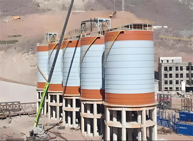 城子河高架钢板仓