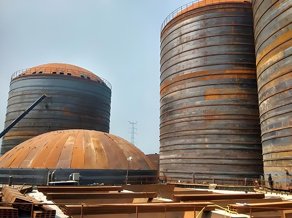 城子河焦粉钢板仓